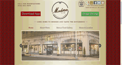 Desktop Screenshot of modernrestaurant.com